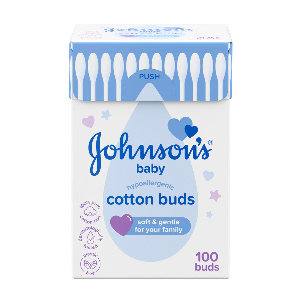 Дитячі ватяні палички Johnson’s baby, 100 шт